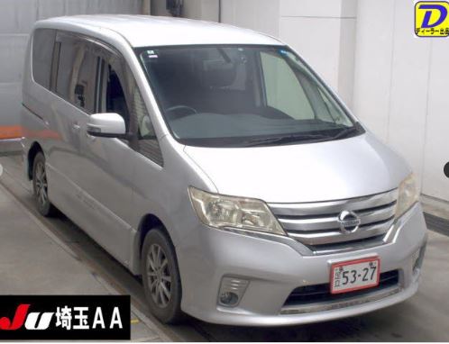 NISSAN SERENA 2012 - Stock ID AT28618